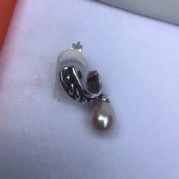 ❤️Day NEW Mandarin Cultured Pink Pearl Necklace & Earrings Set - Picture 5 of 12